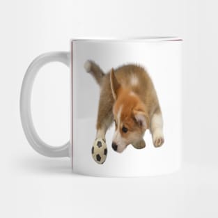 puppie football fan Mug